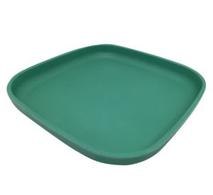 Plato cuadrado 18x18 cm Cuadrado verde