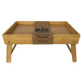 Bandeja 37x23x20 cm Patas madera