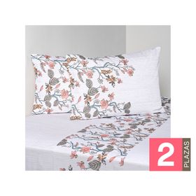 Sábanas 2 plazas 200 Hilos Estampado bluejay