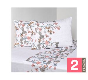 Sábanas 2 plazas 200 Hilos Estampado bluejay