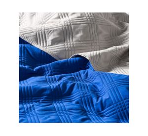 Quilt King Bicolor cobalto/arena