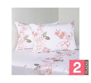 Sábanas 2 plazas 200 Hilos Estampado amaranta