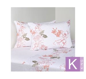 Sábanas King 200 Hilos Estampado amaranta