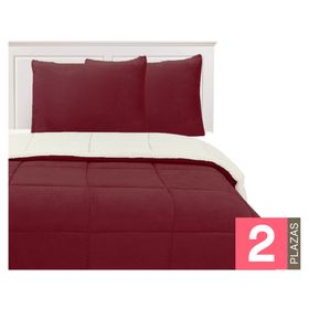Plumón sherpa Swede cereza 2 plazas