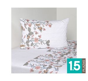 Sábanas 1.5 plazas 200 Hilos Estampado bluejay