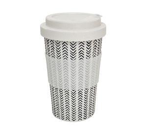 Mug con tapa Flechas 400 ml