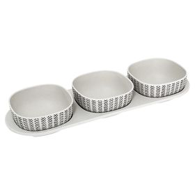 Tabla aperitivo Snacks 3 divisiones Flechas