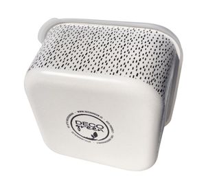 Contenedor Bio puntos blanco/negro 1.2 lt