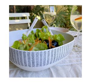 Bowl cuadrado Flechas biobamboo 20x8 cm 1.5 lt