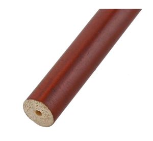 Barra para cortina madera 200x2.8 cm chocolate