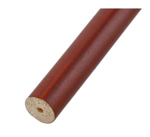 Barra para cortina madera 250x2.8 cm chocolate