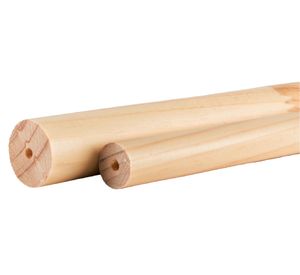 Barra para cortina madera 250x2.8 cm natural