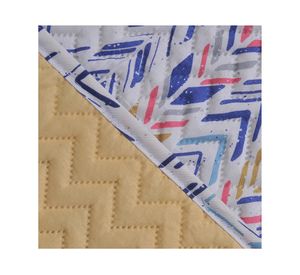 Quilt estampado diseño Guayama 1.5 plazas