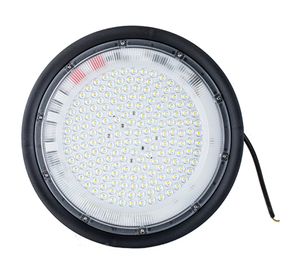 Foco LED Campana UFO negro 100W 27 cm luz fría