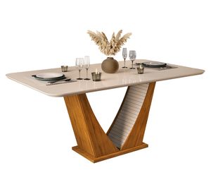 Juego de comedor 6 personas rectangular Dalila Fo