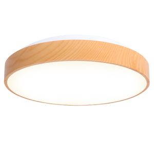 Plafón Madera LED Luz cálida