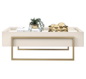 Mesa de centro Leonard off white