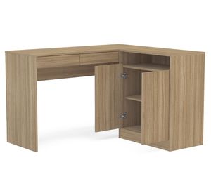 Escritorio esquinero Lisboa 2 puertas 2 cajones