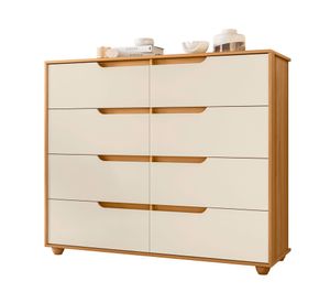 Cómoda Evo beige 6 cajones