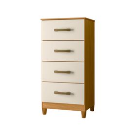 Cómoda Castro beige 4 cajones