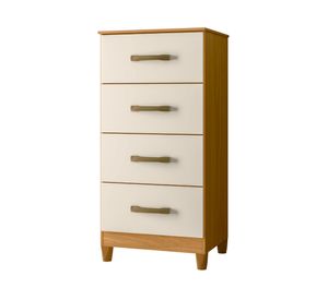 Cómoda Castro beige 4 cajones