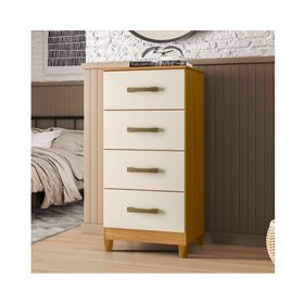 Cómoda Castro beige 4 cajones