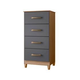 Cómoda 4 cajones Mobi gris