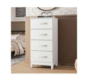 Cómoda 4 cajones Mobi blanco