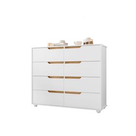 Cómoda 8 cajones Evo blanco