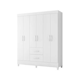 Clóset 6 puertas Mobi blanco