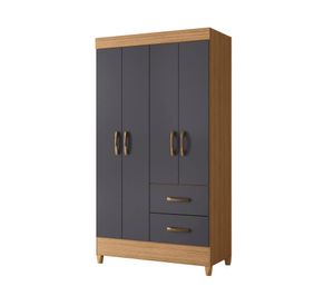 Clóset 4 puertas  Mobi gris