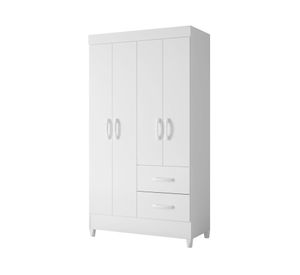 Clóset 4 puertas Mobi blanco