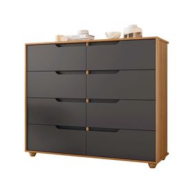 Cómoda 8 cajones Evo gris