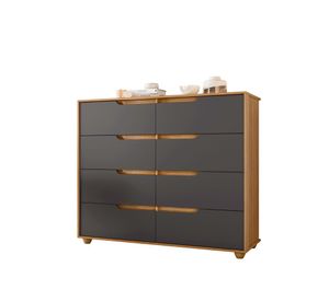 Cómoda 8 cajones Evo gris