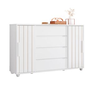 Cómoda 4 cajones Evidenza blanco