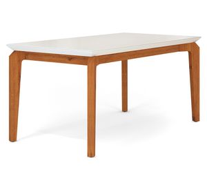 Comedor 6 sillas Serena Lia blanco/beige