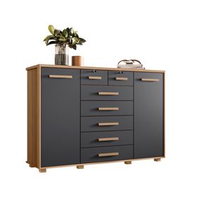 Cómoda 7 cajones Fontana gris