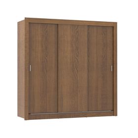 Clóset 3 puertas Mónaco café