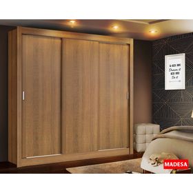 Clóset 3 puertas Mónaco café