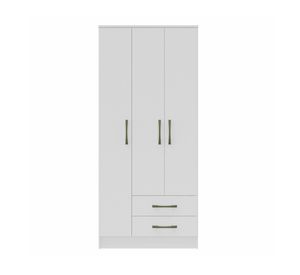 Clóset 3 puertas blanco Pequim 182.5x47x81.4 cm