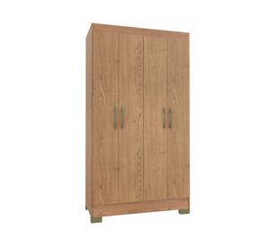 Clóset 4 puertas 1 cajón Roma café 182x98.4x47 cm