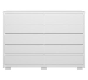 Cómoda Dueto 10 cajones blanco