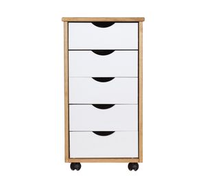 Gabinete Lucia 5 cajones 64.5x39x34 cm