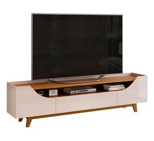 Rack TV 75" Lotus off white/freijo