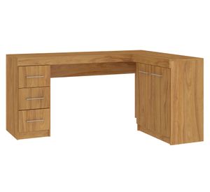 Escritorio España café 2 puertas 3 cajones