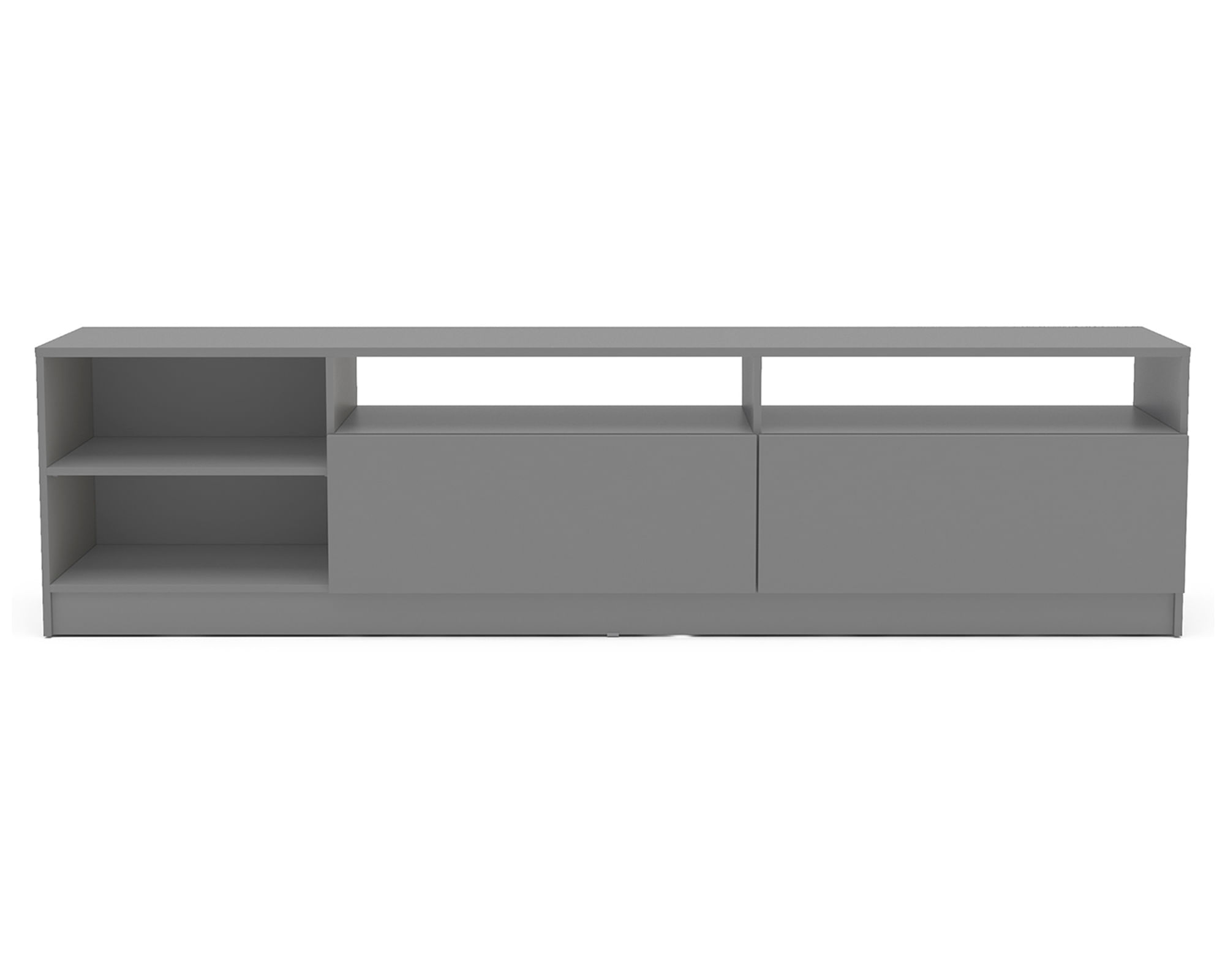 VekkaHome Rack TV 75" Moyan 2 puertas grey