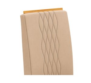 Comedor 4 sillas Rouge Lia beige 80x90x136 cm