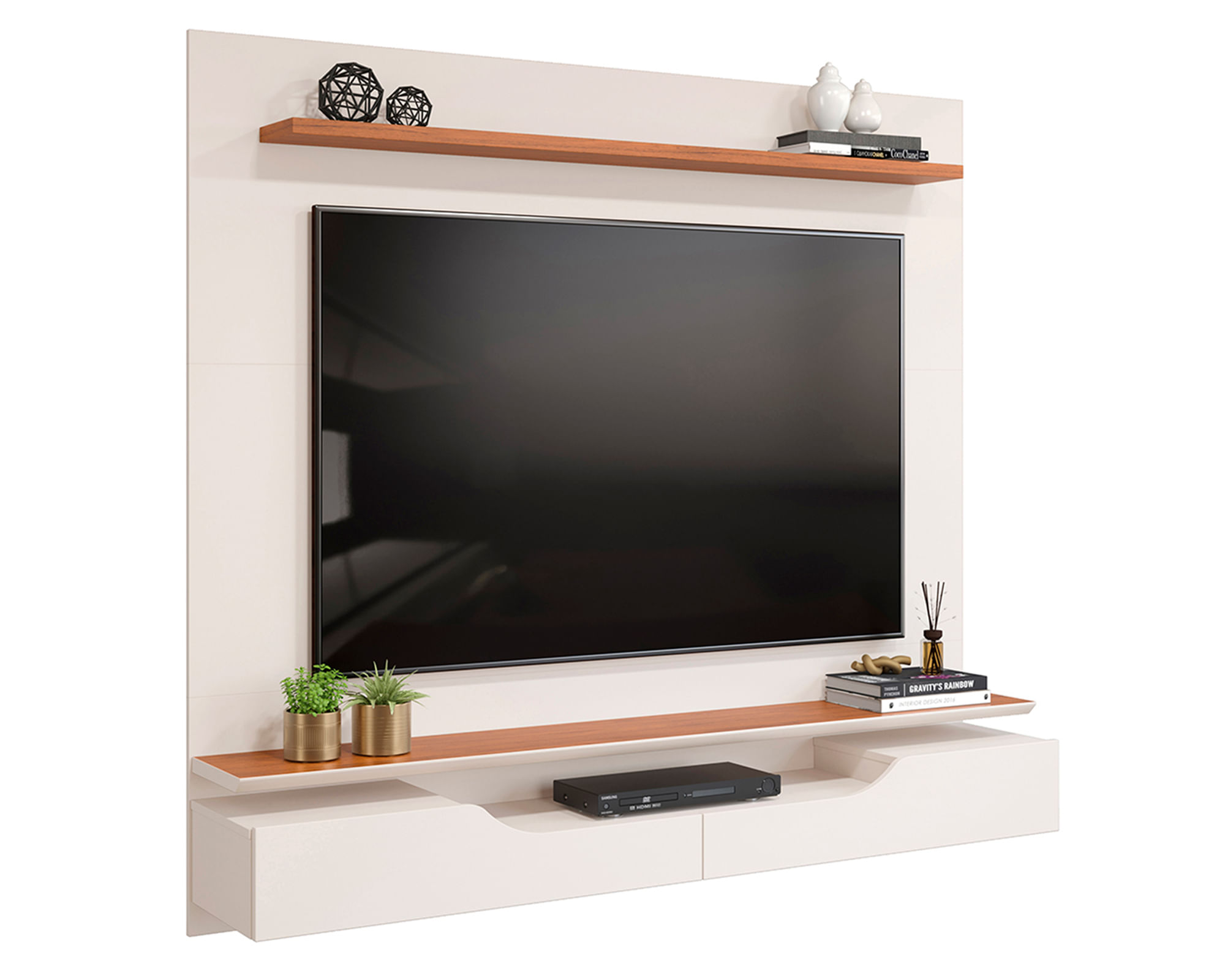 VekkaHome Rack TV 60" Levi beige