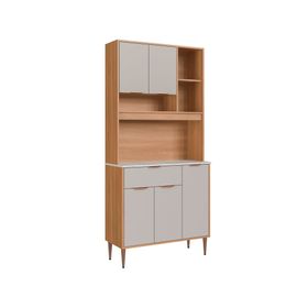 Kit Cocina 5 puertas 1 cajón café/off white