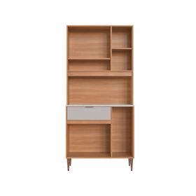 Kit Cocina 5 puertas 1 cajón café/off white